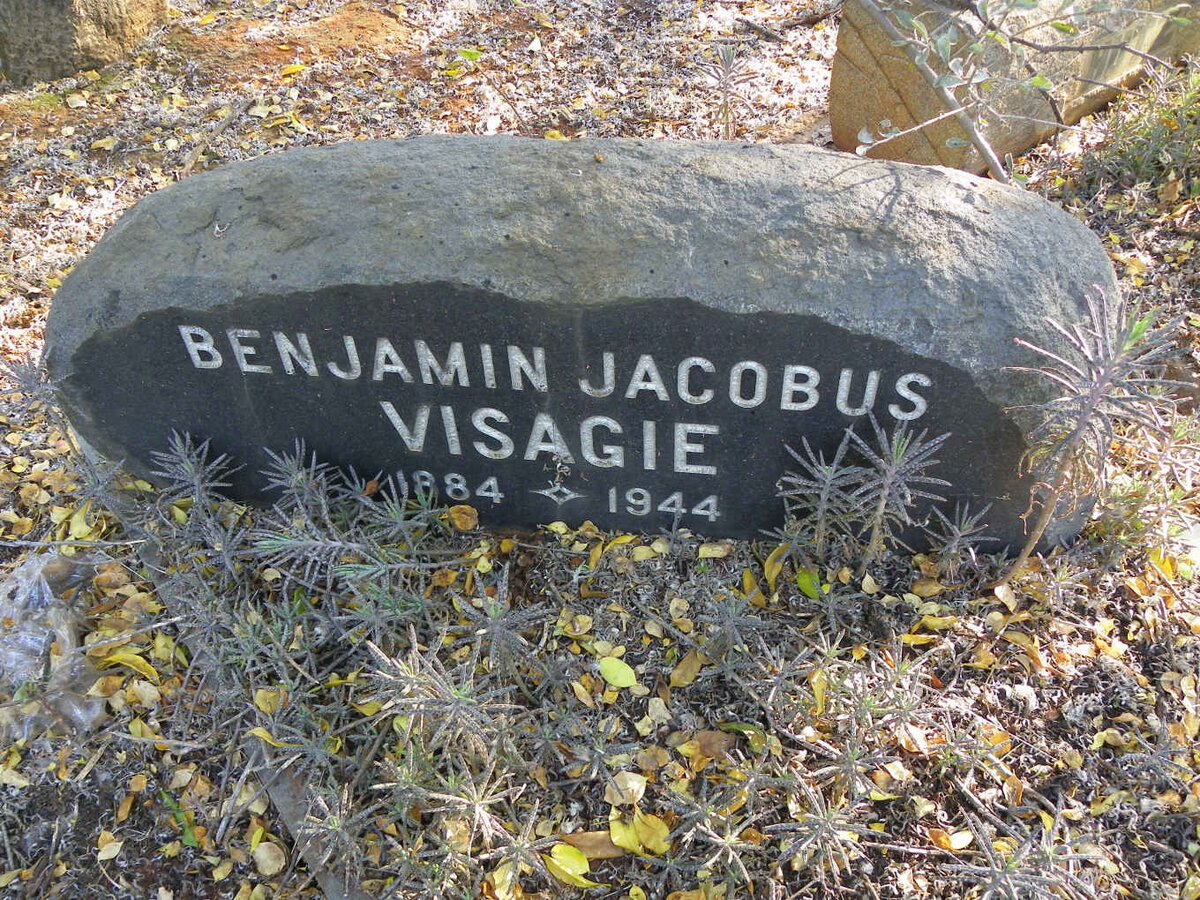 VISAGIE Benjamin Jacobus 1884-1944