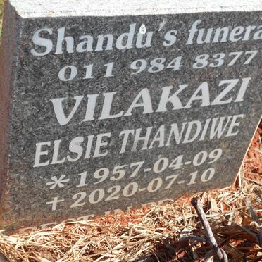 VILAKAZI Elsie Thandiwe 1957-2020