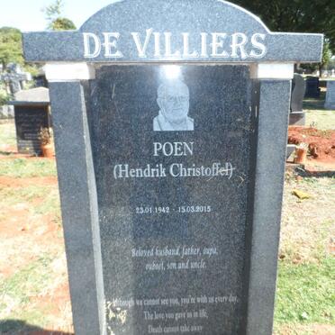 VILLIERS Hendrik Christoffel, de 1942-2015