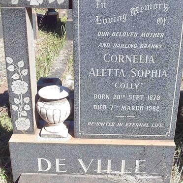 VILLE Cornelia Aletta Sophia, de 1879-1962