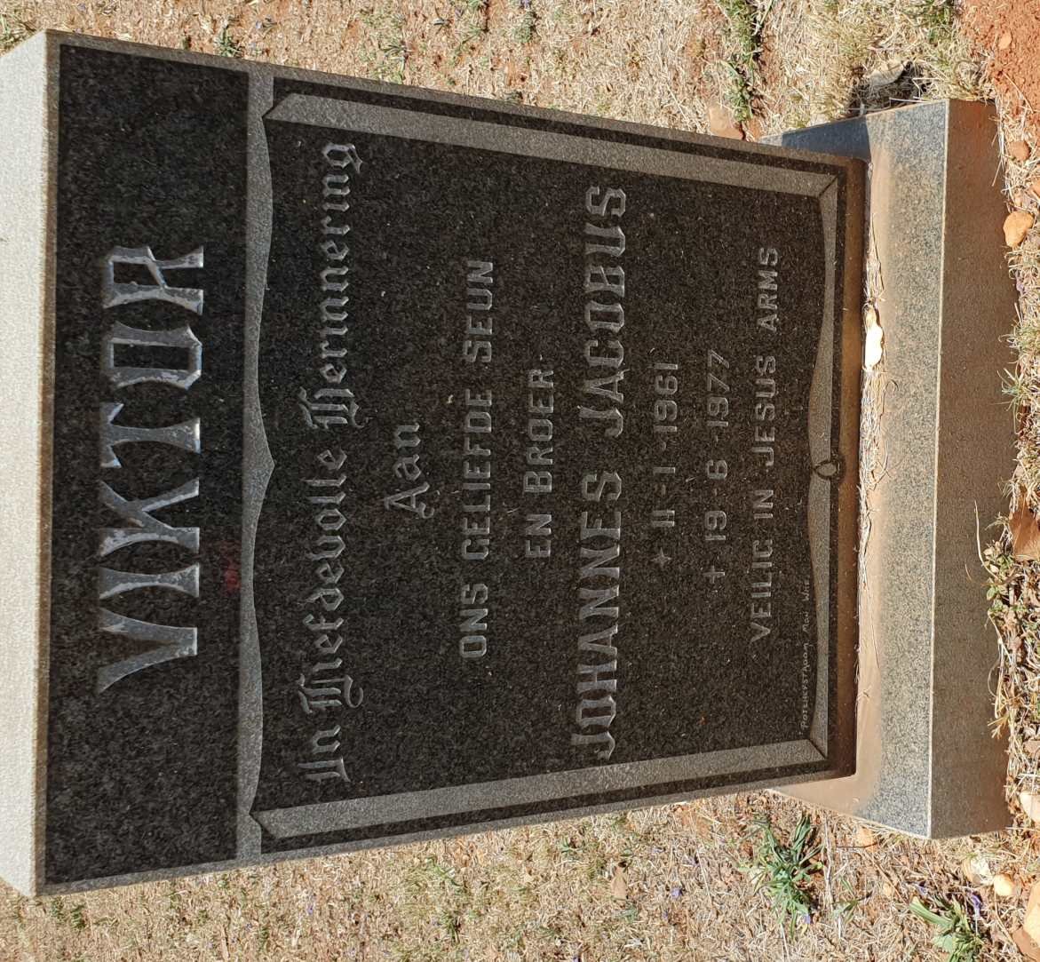 VIKTOR Johannes Jacobus 1961-1977