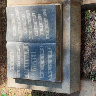 VILJOEN Catharina M.S. 1884-1966