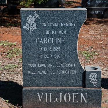 VILJOEN Caroline 1929-1986