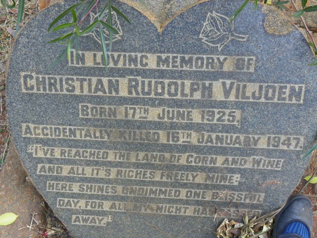 VILJOEN Christian Rudolph 1925-1947