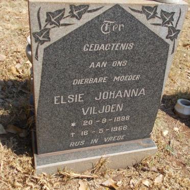 VILJOEN Elsie Johanna 1898-1966