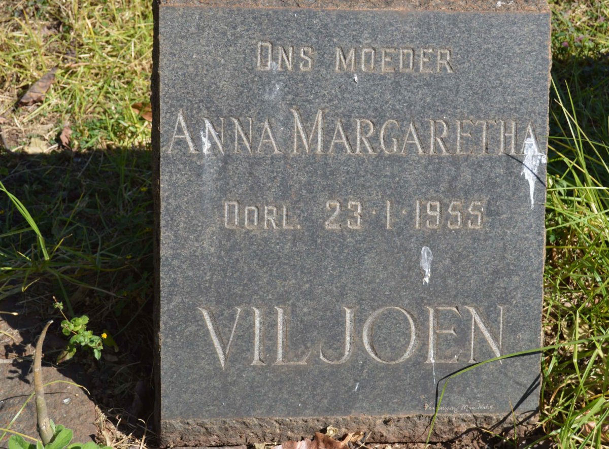 VILJOEN Anna Margaretha -1955