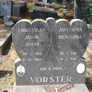 VORSTER Christiaan Jakob Johan 1913-1983 &amp; Jacomina Hendrina 1918-1999