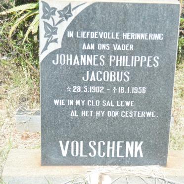 VOLSCHENK Johannes Philippes Jacobus 1902-1956