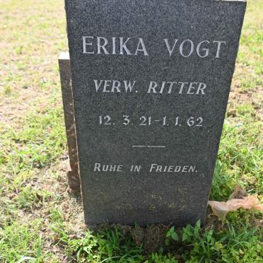 VOGT Erika nee RITTER 1921-1962