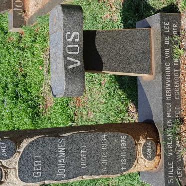 VOS Gert Johannes 1934-1976