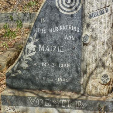 VORSTER Maizie 1929-1945