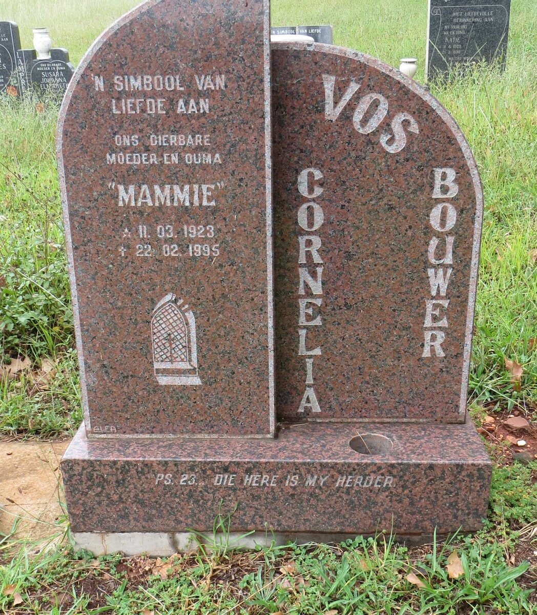 VOS Cornelia, BOUWER 1923-1995