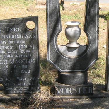 VORSTER Gert Jacobus 1911-1989 &amp; Magrietha Johanna 1915-1954
