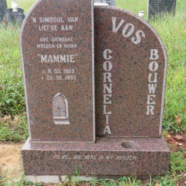 VOS Cornelia, BOUWER 1923-1995