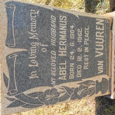 VUUREN Abel Hermanus, van 1904-1962