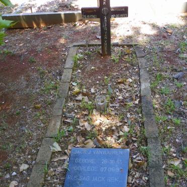 VUUREN Jack, Jansen van 1961-1993