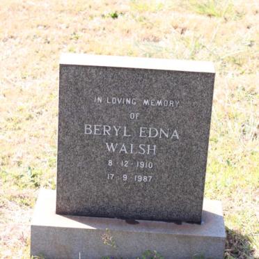 WALSH Beryl Edna 1910-1987