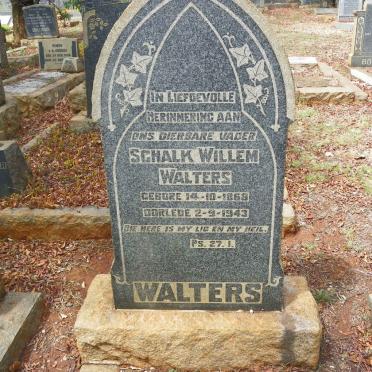 WALTERS Schalk Willem 1868-1943