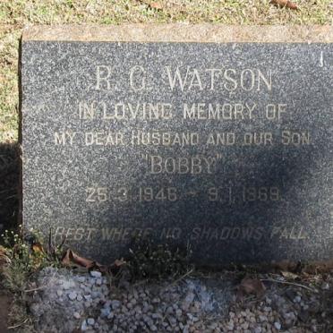 WATSON R.G. 1946-1969