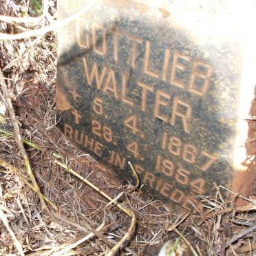 WALTER Gottlieb 1867-1954