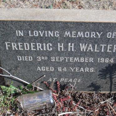 WALTERS Frederic H.H. -1964