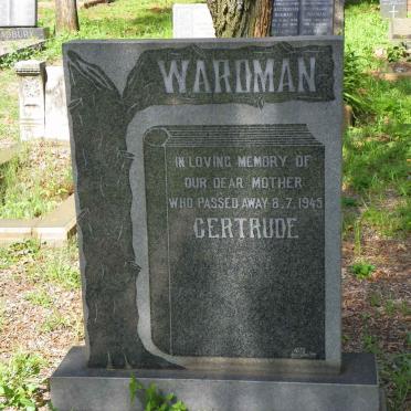 WARDMAN Gertrude -1945