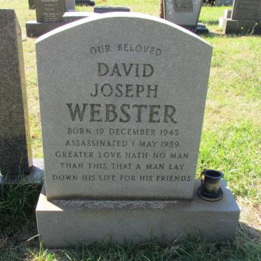 WEBSTER David Joseph 1945-1989