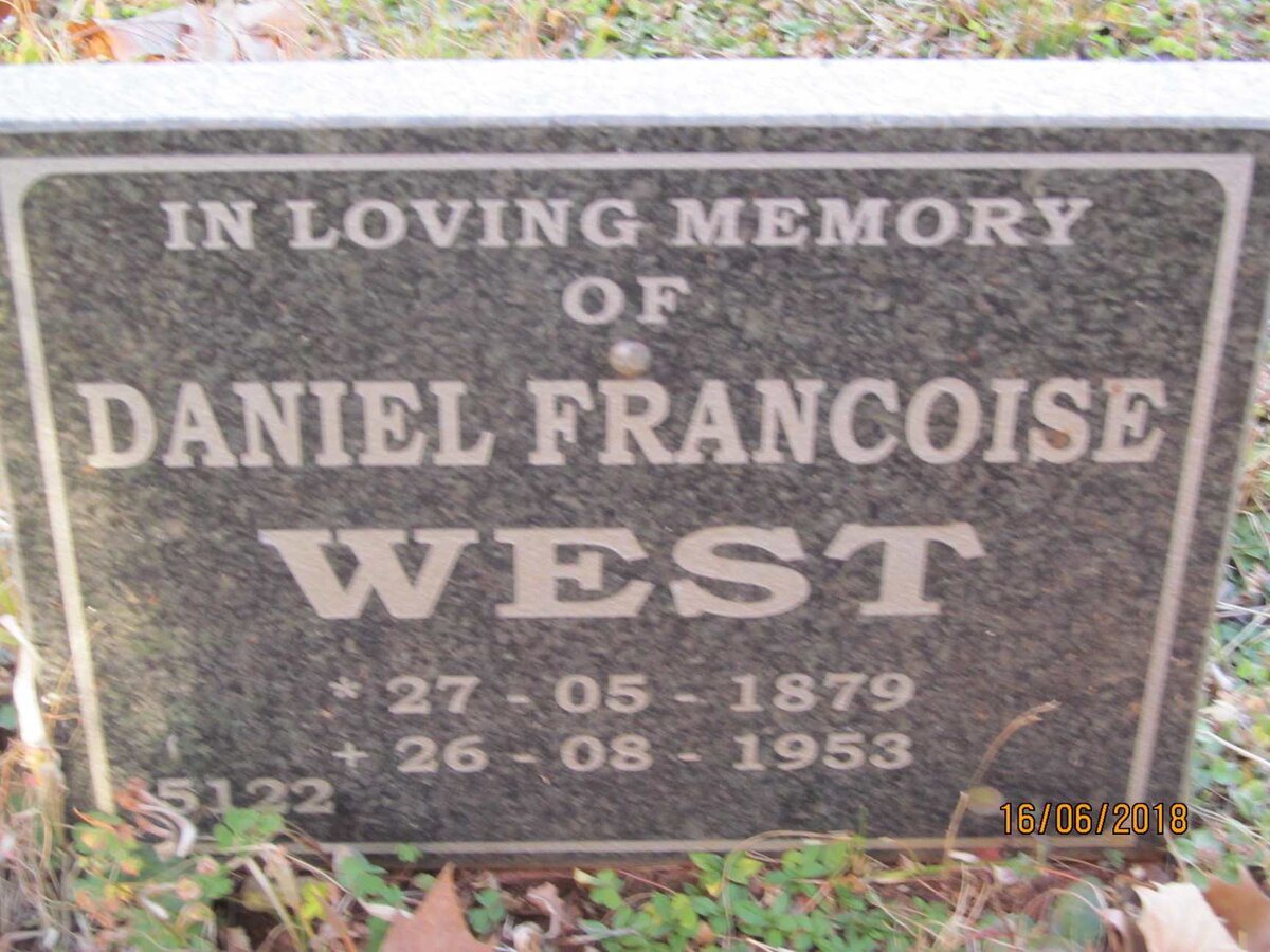 WEST Daniel Francoise 1879-1953