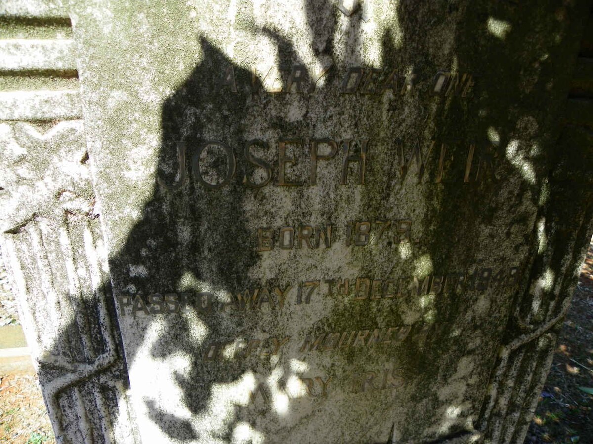 WEIR Joseph 1879-1948