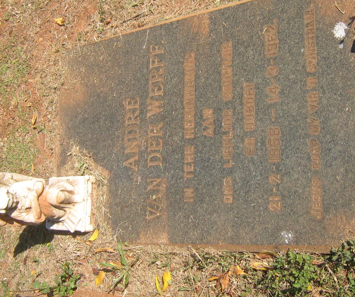 WERFF Andre, van der 1958-1962