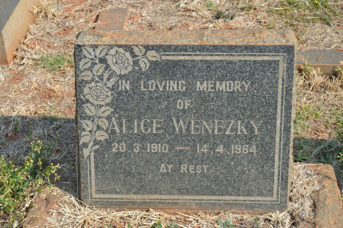 WENEZKY Alice 1910-1964