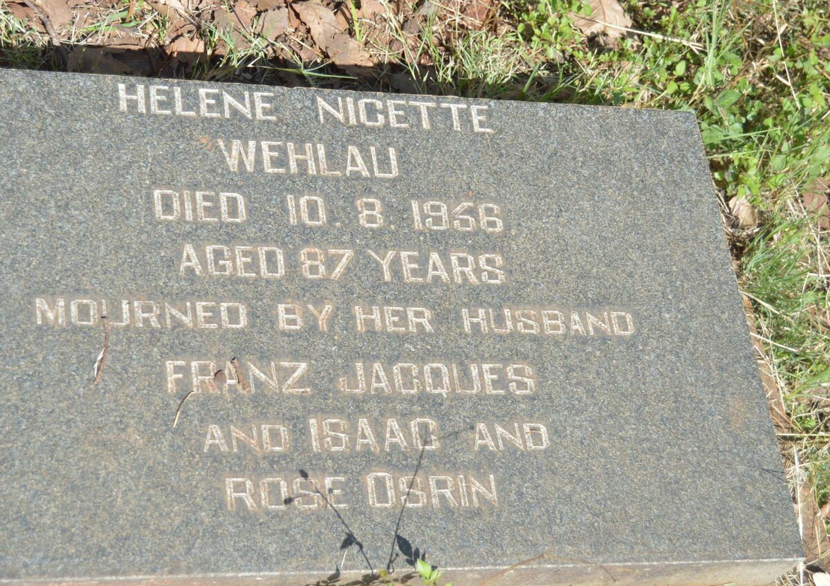 WEHLAU Helene Nicette -1956