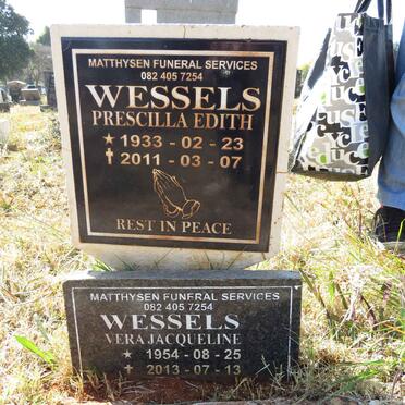 WESSELS Prescilla Edith 1933-2011 :: WESSELS Vera Jacqueline 1954-2013