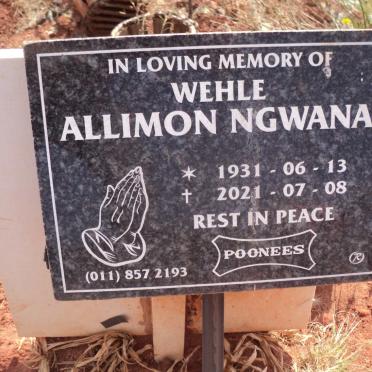 WEHLE Allimon Ngwana 1931-2021