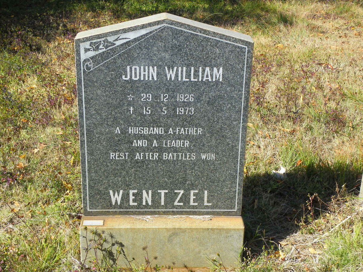 WENTZEL John William 1926-1973