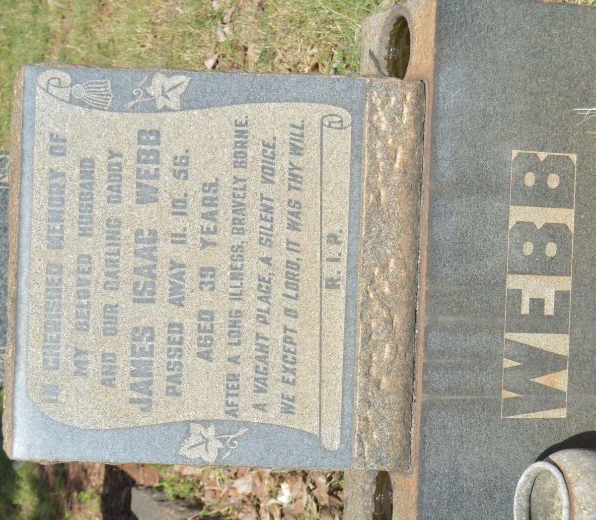 WEBB James Isaac -1956