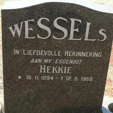 WESSELS Hekkie 1894-1968
