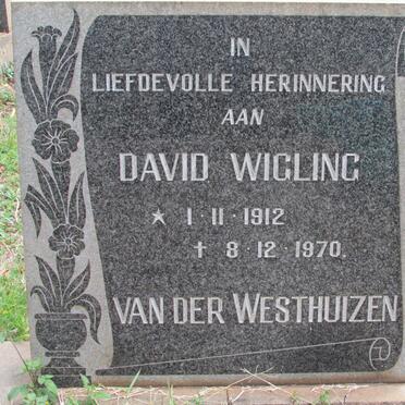 WESTHUIZEN David Wigling, van der 1912-1970