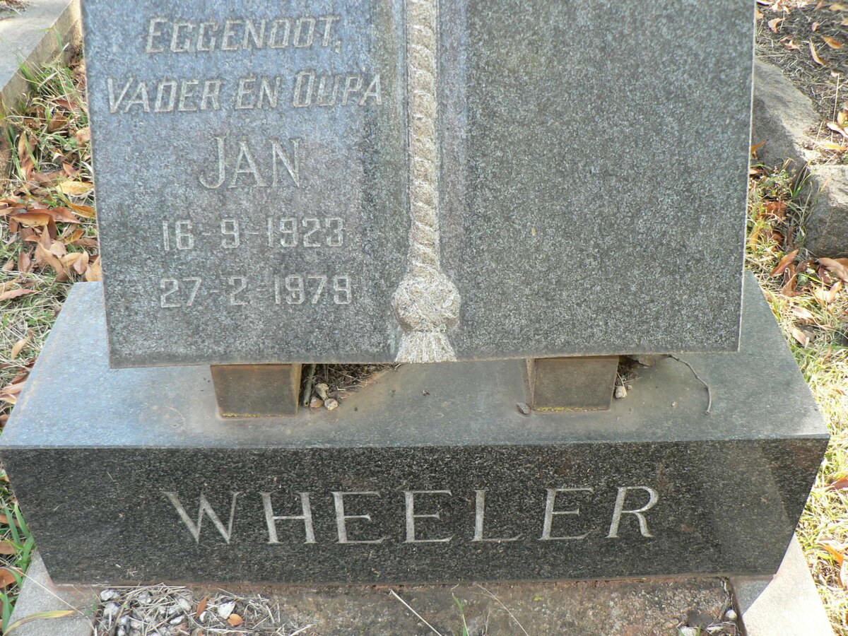 WHEELER Jan 1923-1979