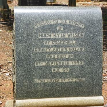 WILSON Hugh Kyle -1943