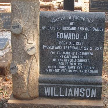 WILLIAMSON Edward J. 1921-1958
