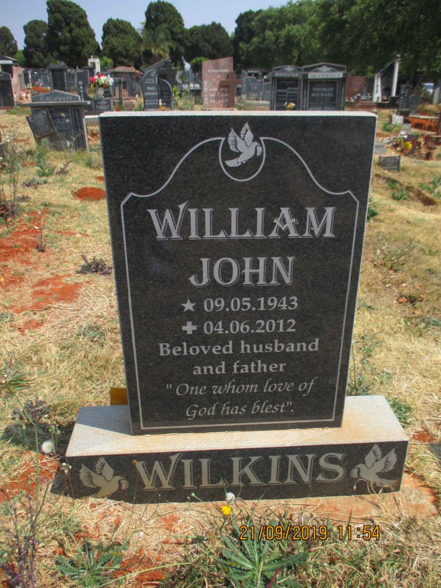 WILKINS William John 1943-2012
