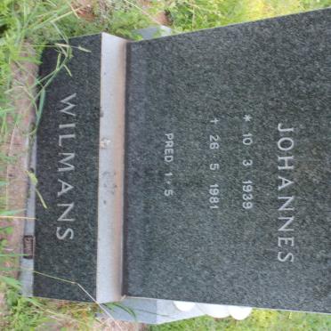 WILMANS Coenraad Johannes 1939-1981