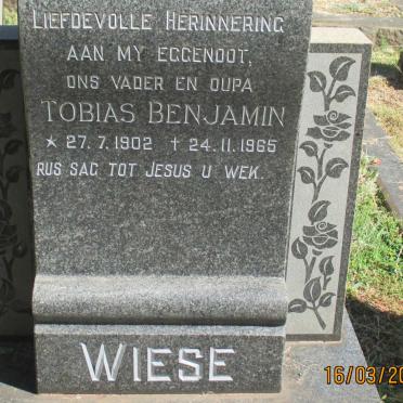 WIESE Tobias Benjamin 1902-1965