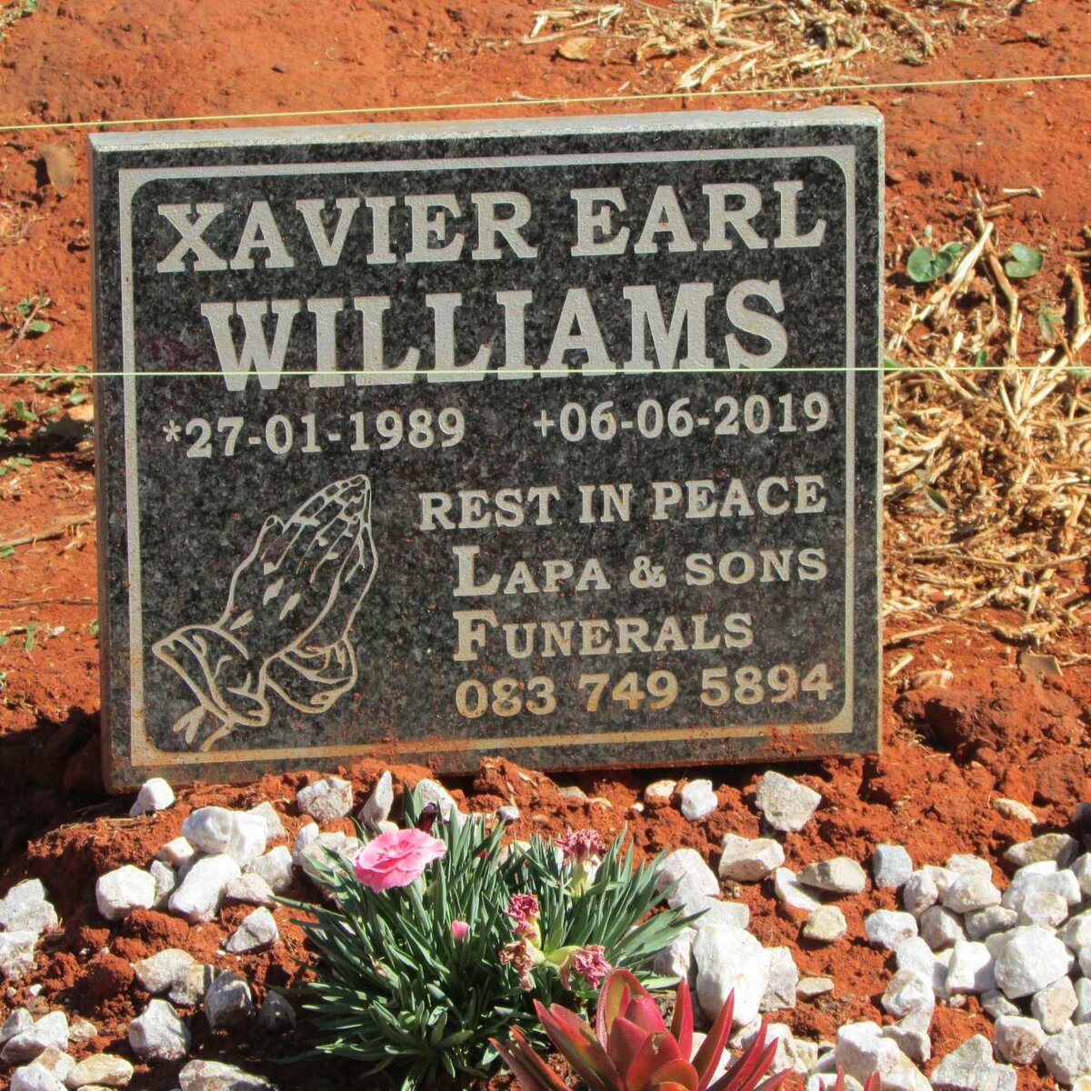 WILLIAMS Xavier Earl 1989-2019