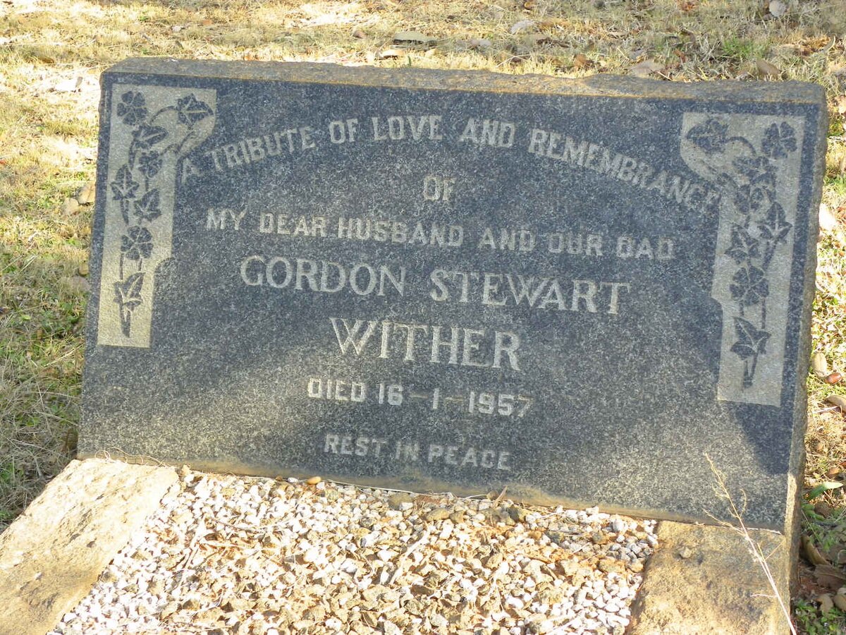 WITHER Gordon Stewart -1957