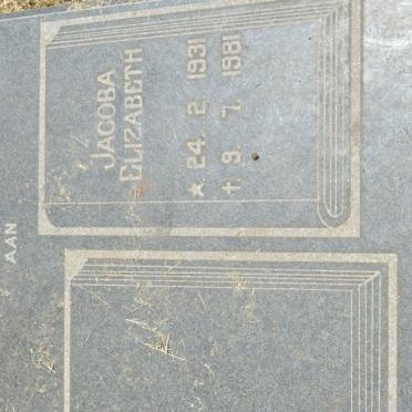 WILKEN Jacoba Elizabeth 1931-1981