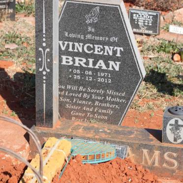 WILLIAMS Vincent Brian 1971-2012 