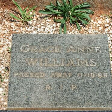 WILLIAMS Grace Anne -1988