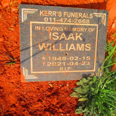 WILLIAMS Isaak 1948-2021